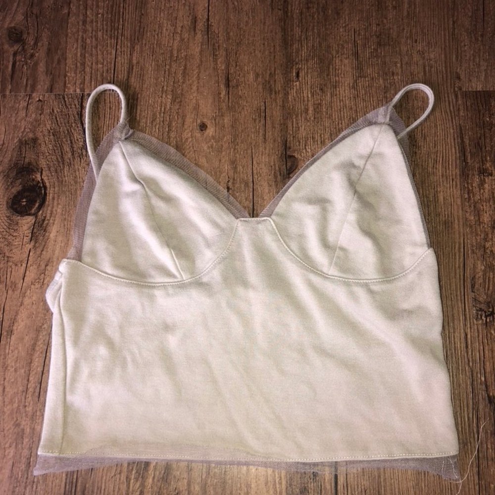 Urban Outfitters nude Crop Top